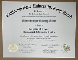 order California State University Long Beach degree