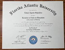 Buy Florida Atlantic University Fake Degree