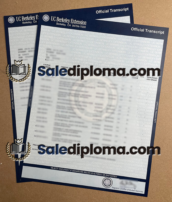 Buy UC Berkeley fake transcript, buy UC Berkeley transcript online,