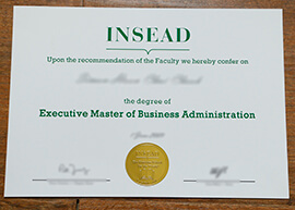 get INSEAD certificate
