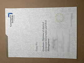 order Governance Institute certificate