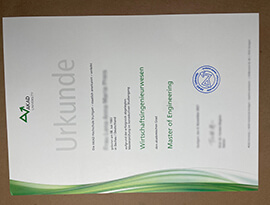 order Akad University certificate