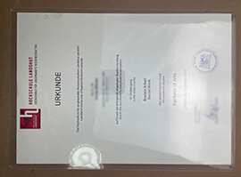 order Hochschule Landshut certificate
