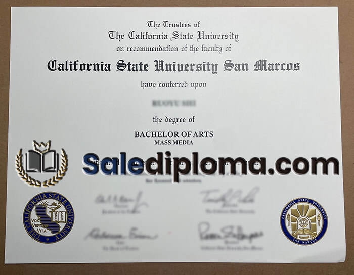 buy California State University San Marcos degree.