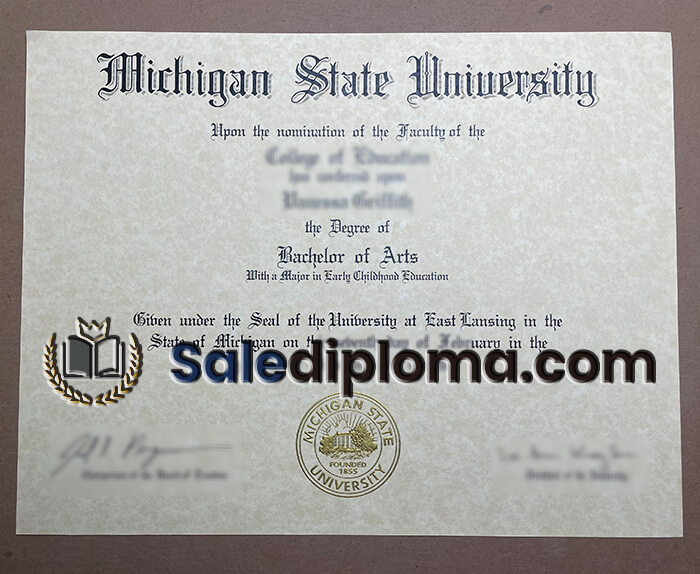 Read more about the article Can You Get Fake Michigan State University Certificate?