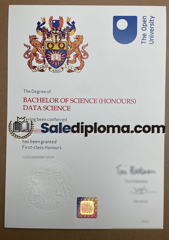 order Open University fake certificate