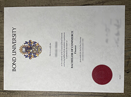 order Bond University certificate