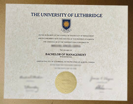 buy University of Lethbridge certificate