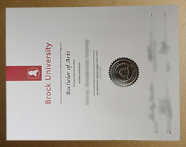 buy Brock University certificate