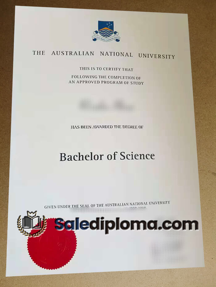 get Australian National University certificate