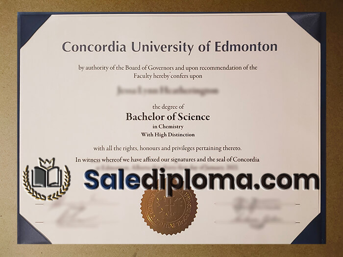 get Concordia University of Edmonton diploma