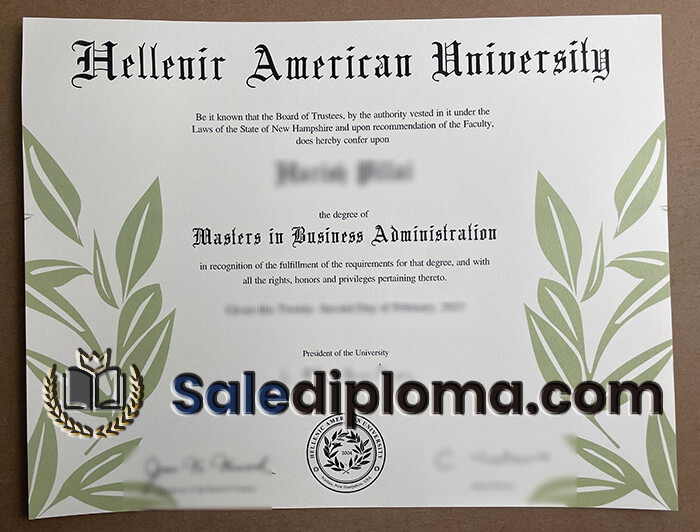 buy Hellenic American University certificate
