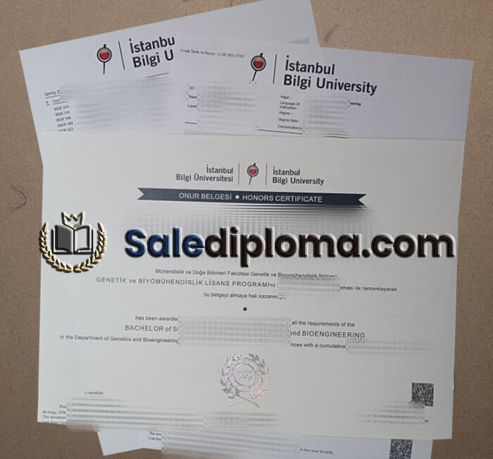 order Istanbul Bilgi University certificate