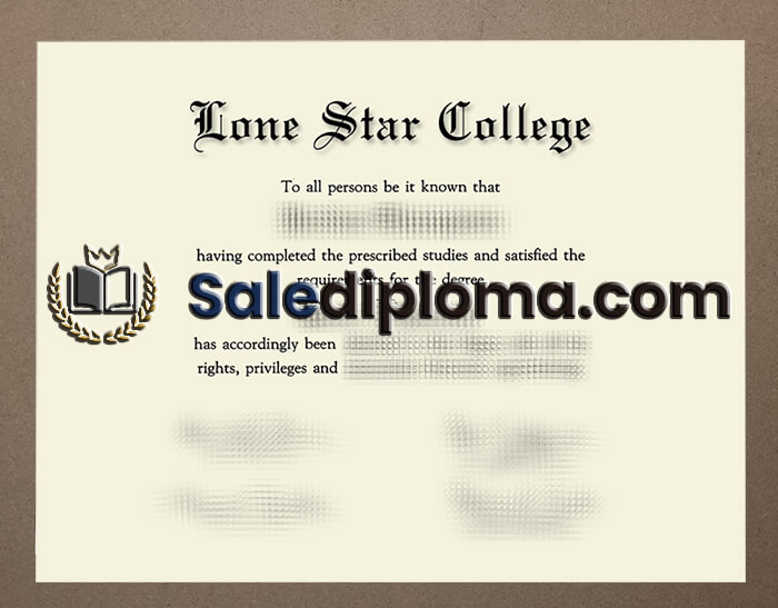 purchase Lone Star Academy certificate