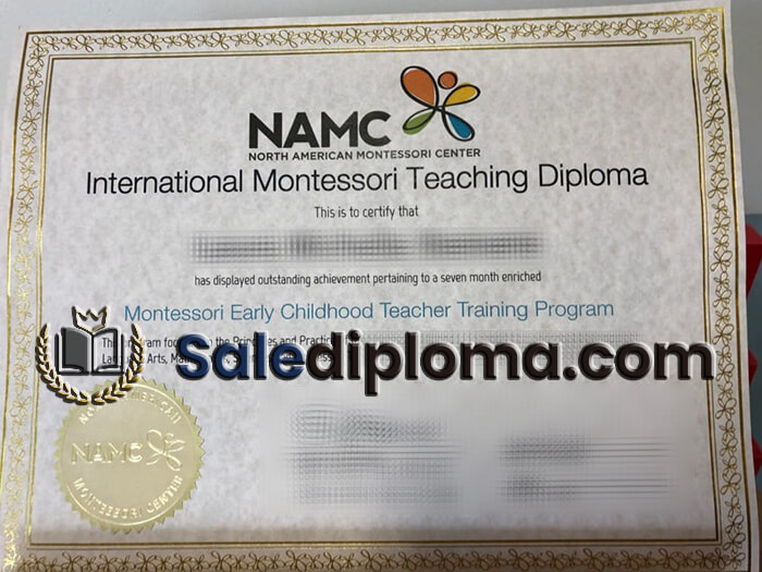 get North American Montessori Center diploma