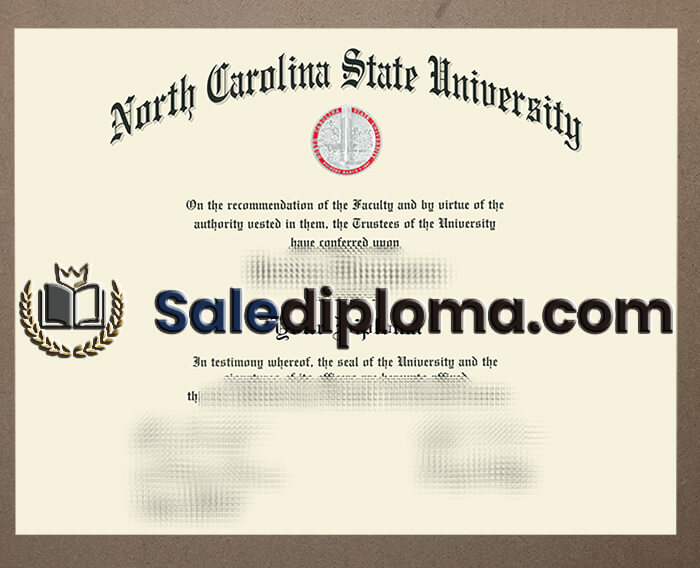 get North Carolina State University diploma