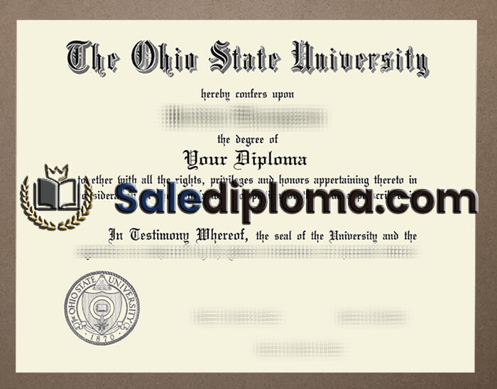 receive Ohio State University certificate