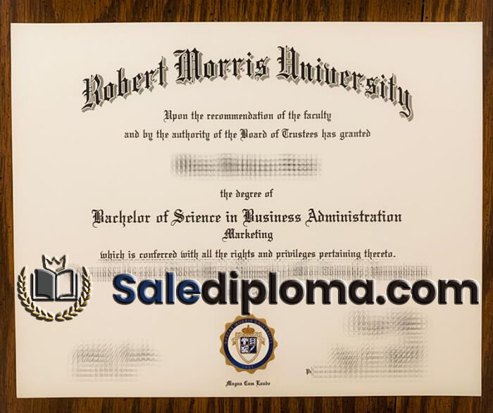 obtain Robert Morris University certificate