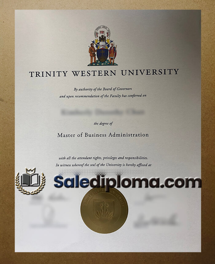 order Trinity Western University degree