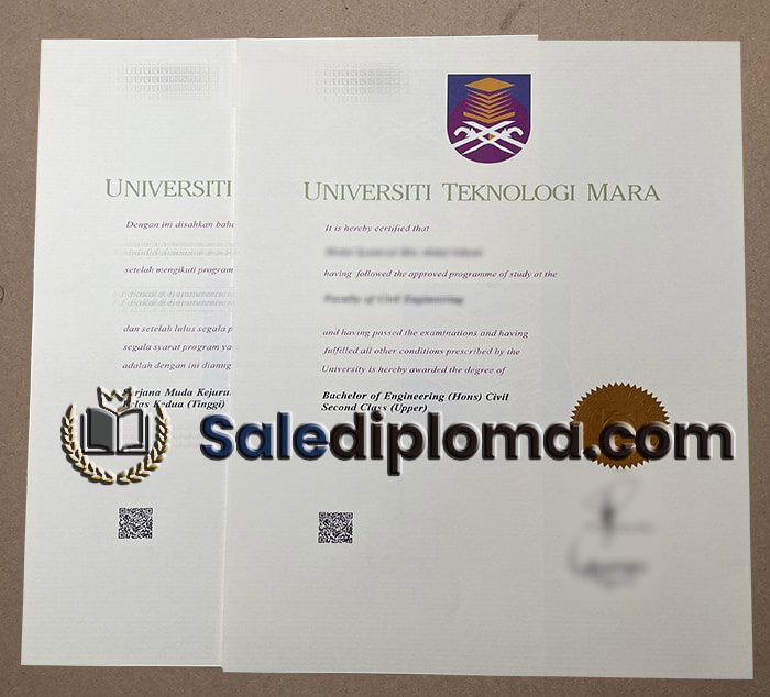 get University Teknologi Mara certificate