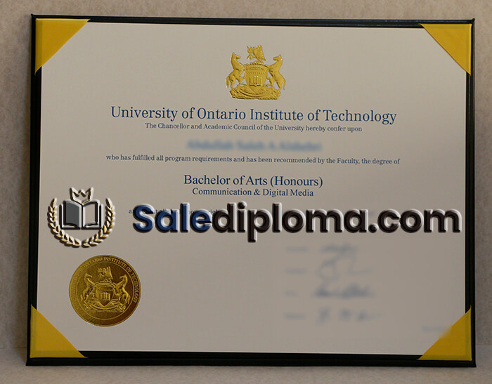 University of Ontario Institute of Technology diploma