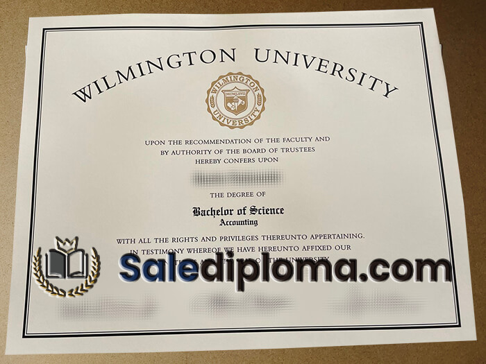 get Wilmington University certificate