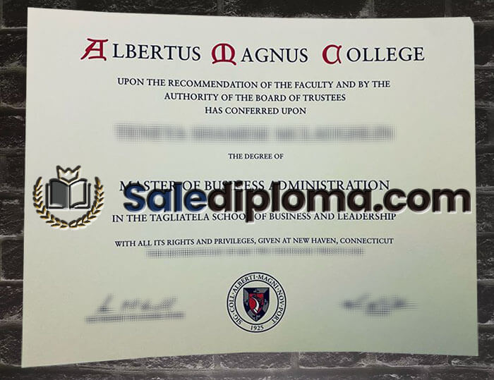 buy Albertus Magnus College diploma