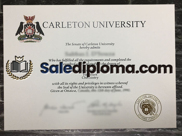buy Carleton University diploma