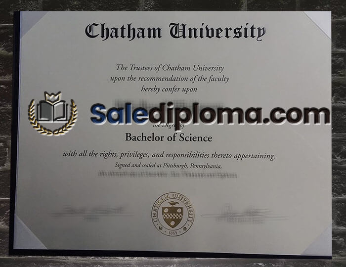 buy Chatham University certificate