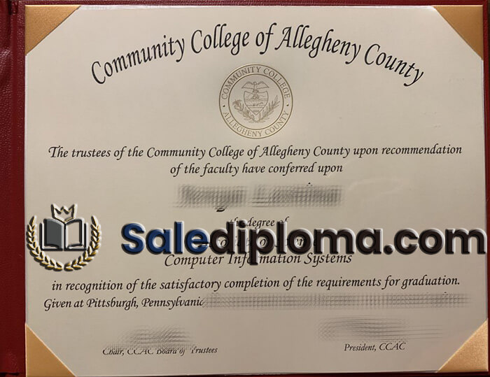 buy Community college of Allegheny County degree