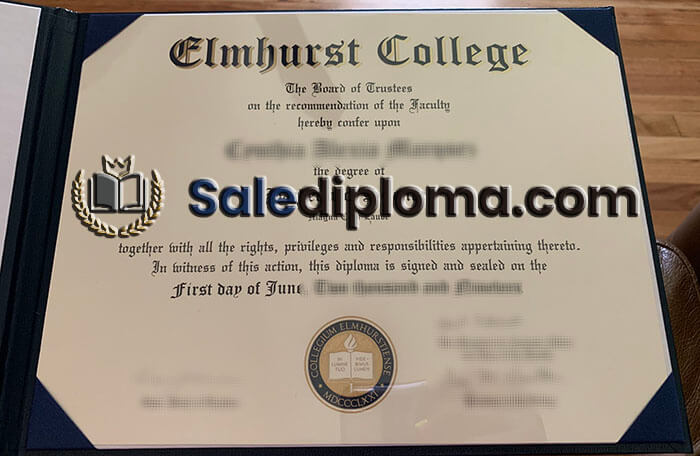 order Elmhurst College certificate
