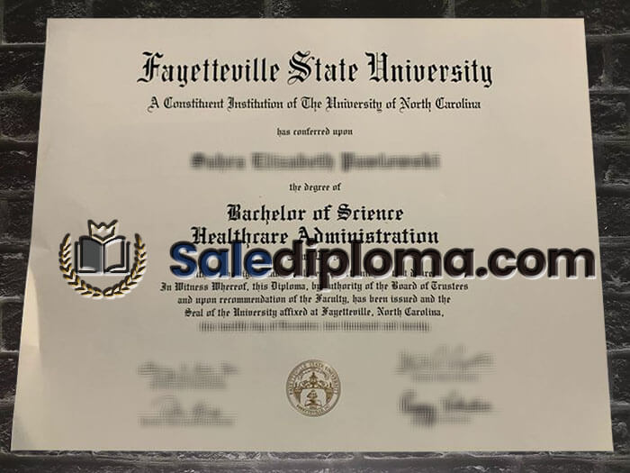 buy Fayetteville State University diploma
