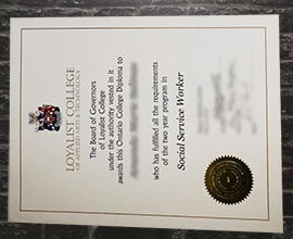 obtain Loyalist College certificate
