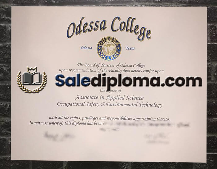 get Odessa College diploma