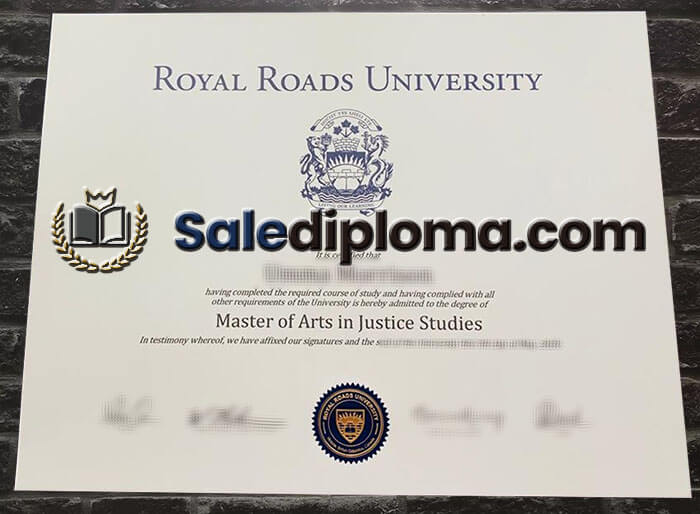 get Royal Roads University diploma
