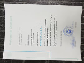 order Universitat Stuttgart certificate
