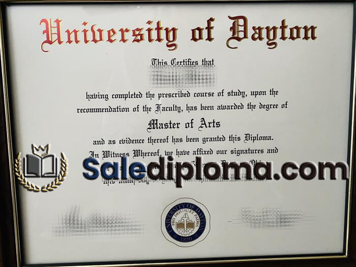 buy University of Dayton fake degree