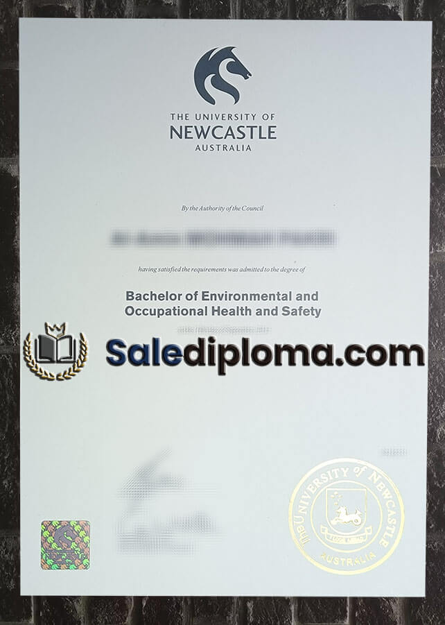 buy University of Newcastle certificate