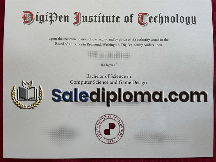 buy Digipen Institute of Technology diploma