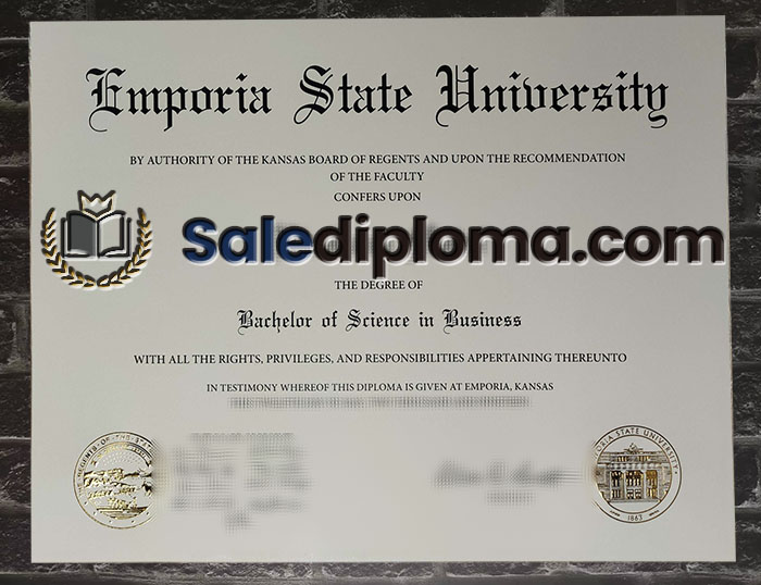 buy Emporia State University diploma