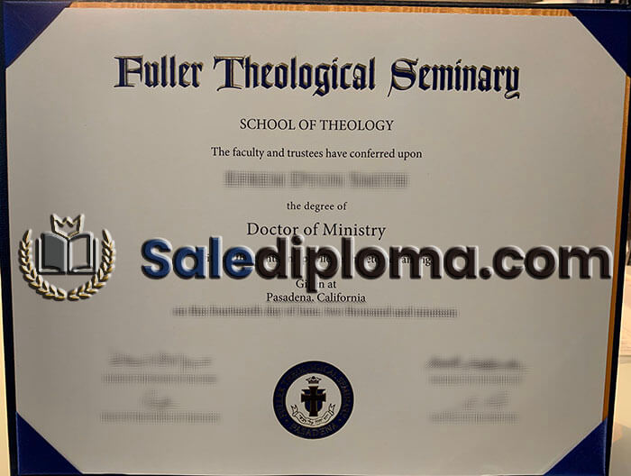 buy fake Fuller Theological Seminary deolima