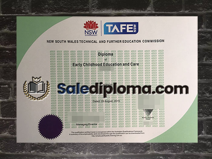 purchase fake New South Wales TAFE degree