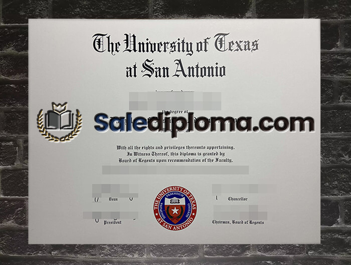 purchase fake University of Texas at San Antonio degree