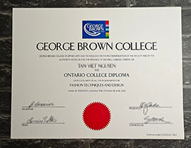 buy fake george brown collge diploma