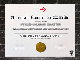Read more about the article How to order fake American Council on Exercise certificate?