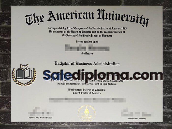 purchase fake American University degree