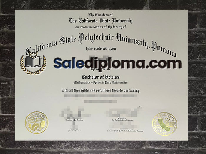 purchase fake California State Polytechnic University,Pomona degree