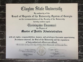 Read more about the article Where to make fake Clayton State University diploma online?