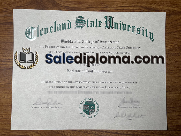 purchase fake Cleveland State University degree