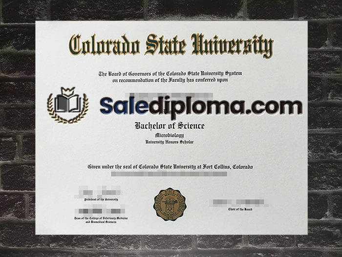 purchase fake Colorado State University degree